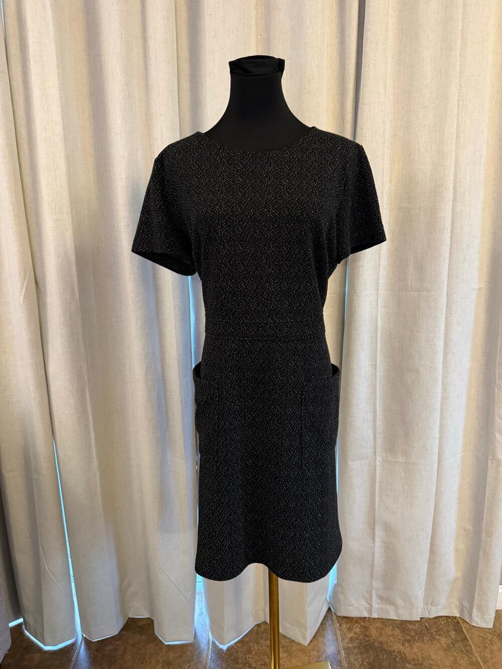 Black Dress By Loft Size 14